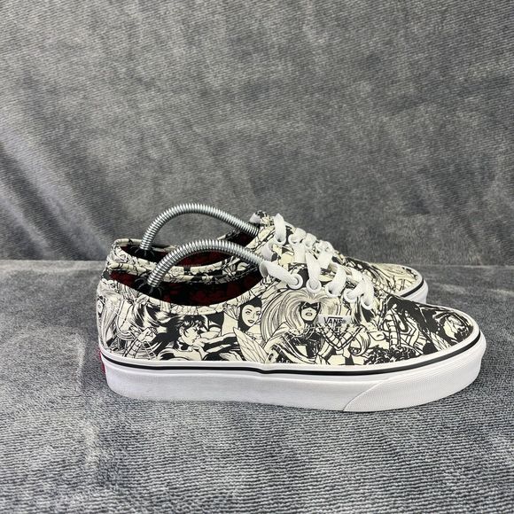 VANS Shoes - Vans Marvel Avengers Shoes Womens 8 White Black Female Heroes Comic